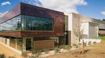 Exterior photo of student recreation center